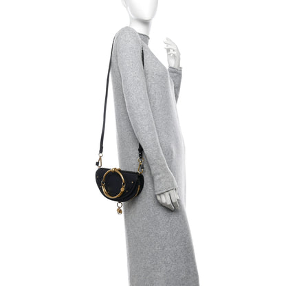 Chloe Calfskin Small Nile Bracelet Minaudiere Bag Silver Blue 2 of 11