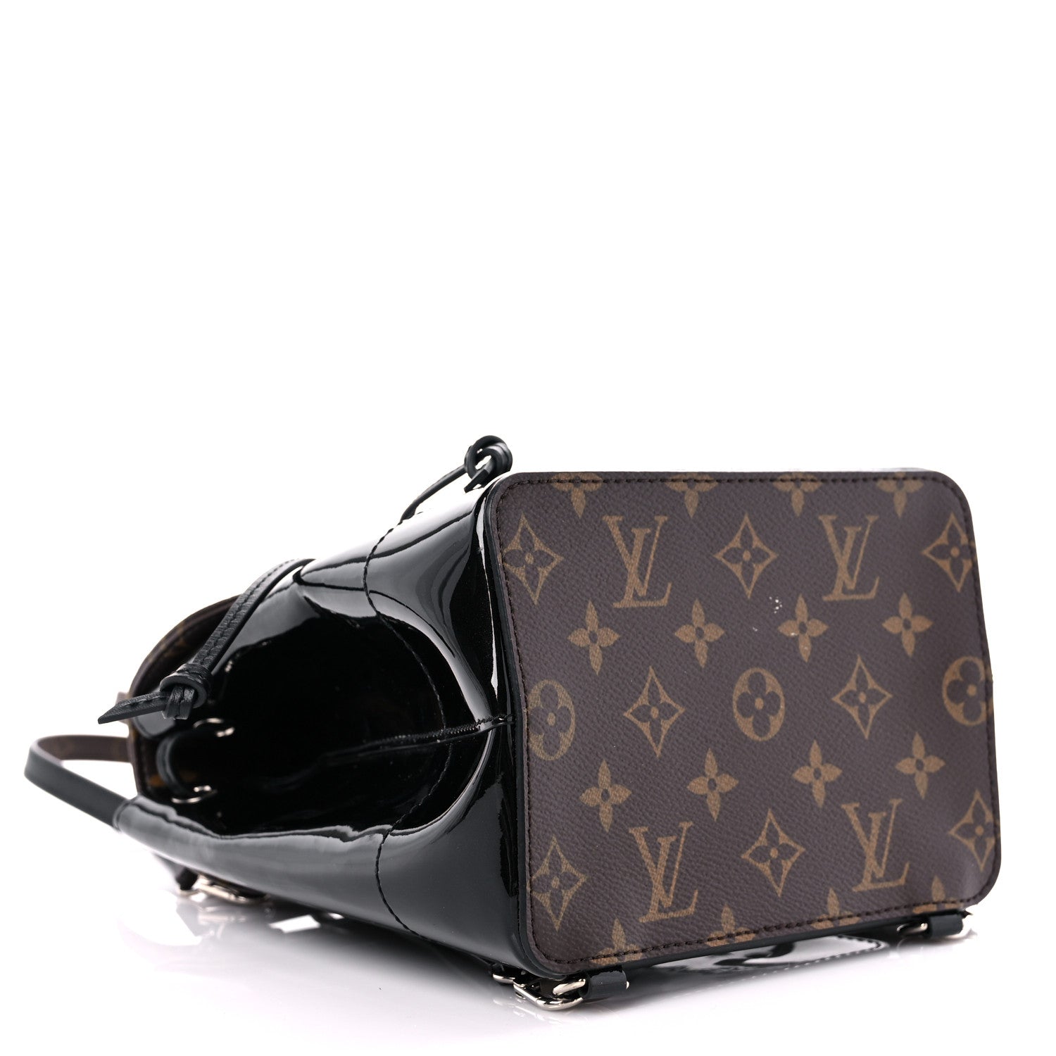 Louis Vuitton Patent Monogram Hot Springs Backpack Black 3 of 13