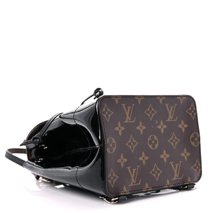 Louis Vuitton Patent Monogram Hot Springs Backpack Black 3 of 13