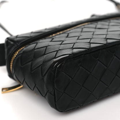 Bottega Veneta Calfskin Intrecciato Bang Bang Vanity Case Black 8 of 9