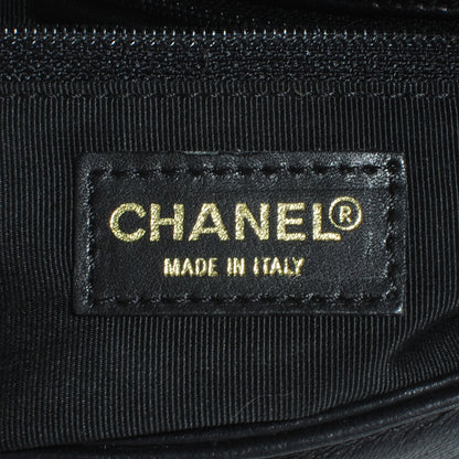 Chanel Lambskin Chocolate Bar Quilted CC Flap Black 6 of 7