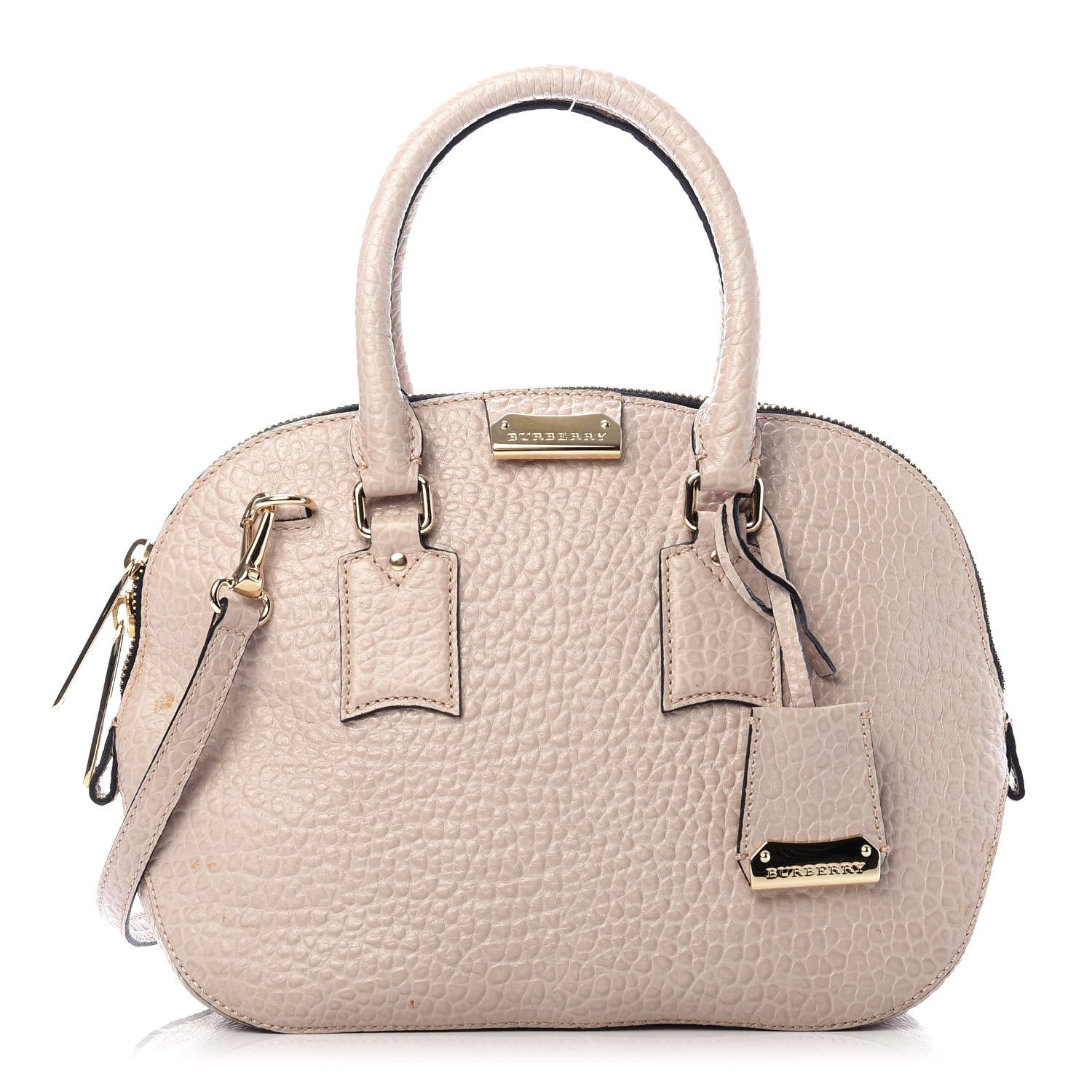 Burberry Heritage Grain Small Orchard Bowling Bag Beige 1 of 15