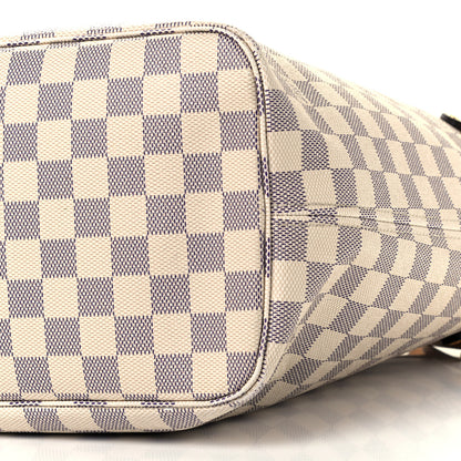 Louis Vuitton Damier Azur Braided Neverfull MM Orange 11 of 14