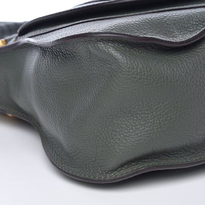 Chloe Calfskin Medium Marcie Satchel Midnight Green 10 of 11