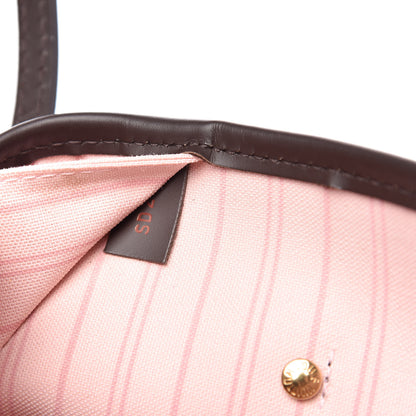 Louis Vuitton Damier Ebene Neo Neverfull MM Rose Ballerine 10 of 11