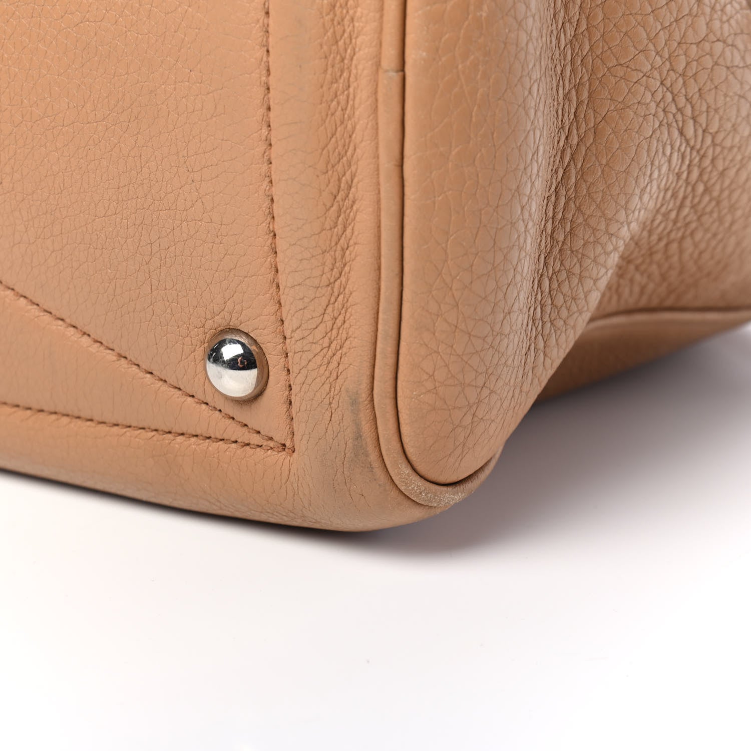 Hermes Taurillon Clemence Victoria II 35 Biscuit 8 of 9