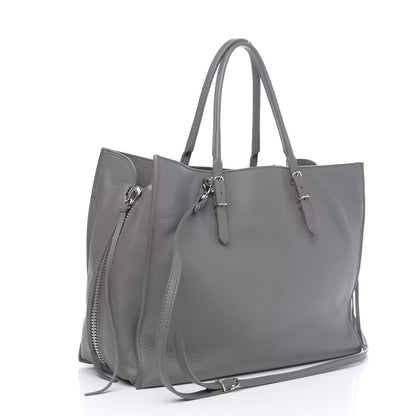 Balenciaga Veau Papier B4 Zip Around Tote Gris Acier 3 of 11