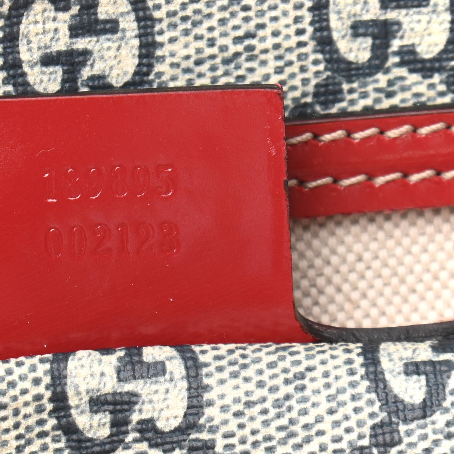 Gucci GG Plus Monogram Tattoo Heart Medium Joy Boston Red 7 of 10