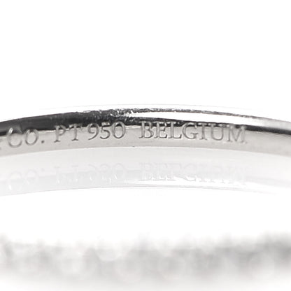 Tiffany Platinum Diamond .34ctw Soleste Eternity Band Ring 53 6.5 5 of 5