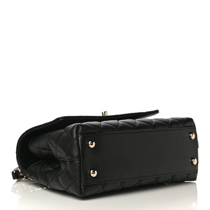 Chanel Caviar Quilted Mini Coco Handle Flap Black 4 of 11