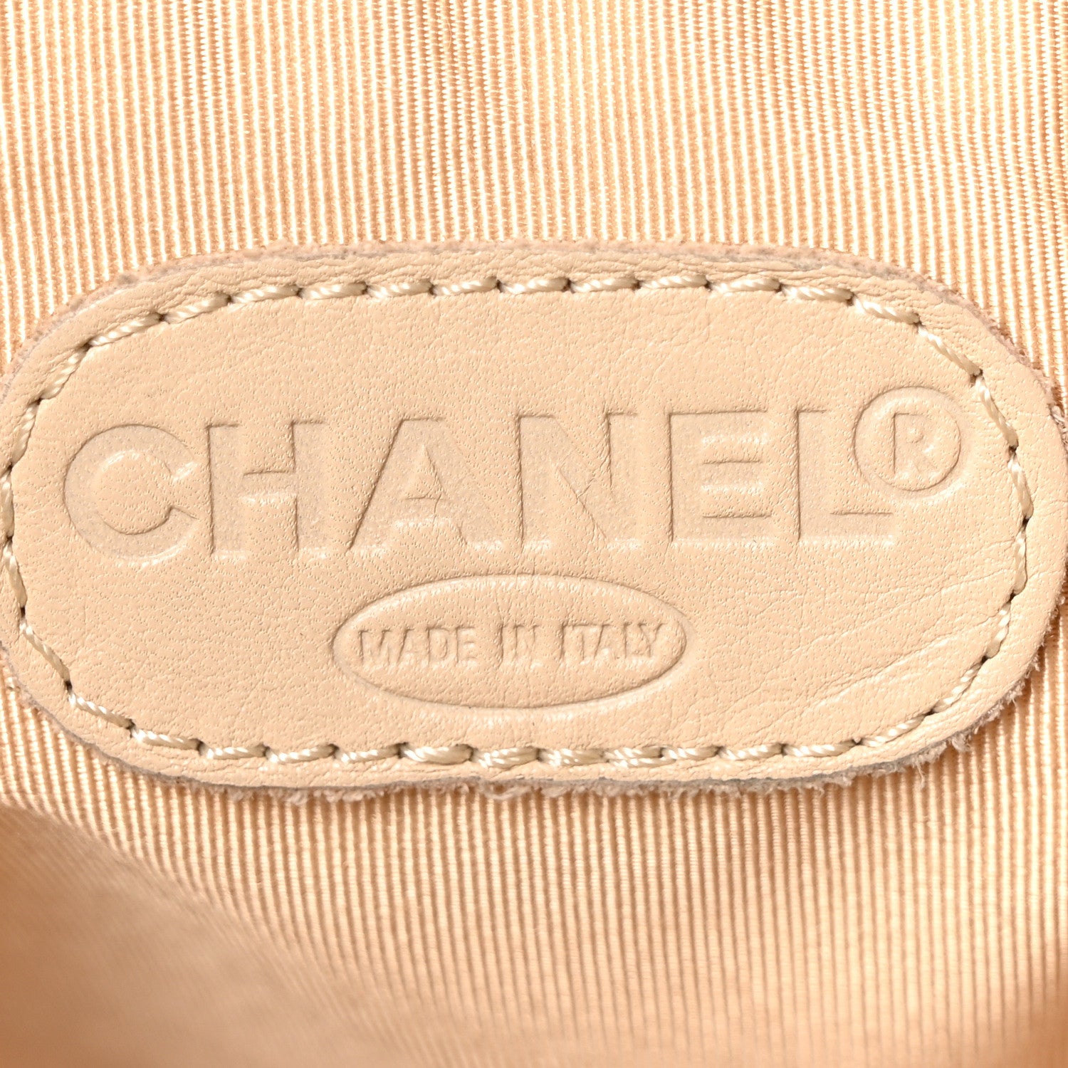 Chanel Calfskin CC Tassel Shopping Tote Beige 6 of 10
