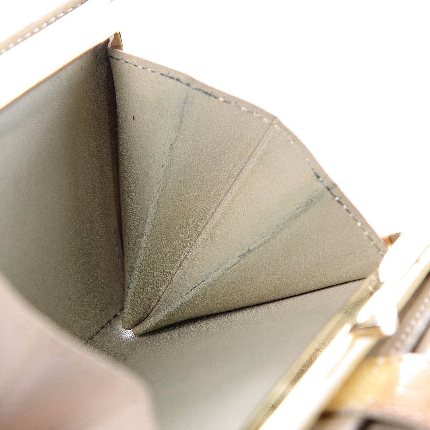 Louis Vuitton Vernis French Purse Wallet Marshmallow 7 of 10