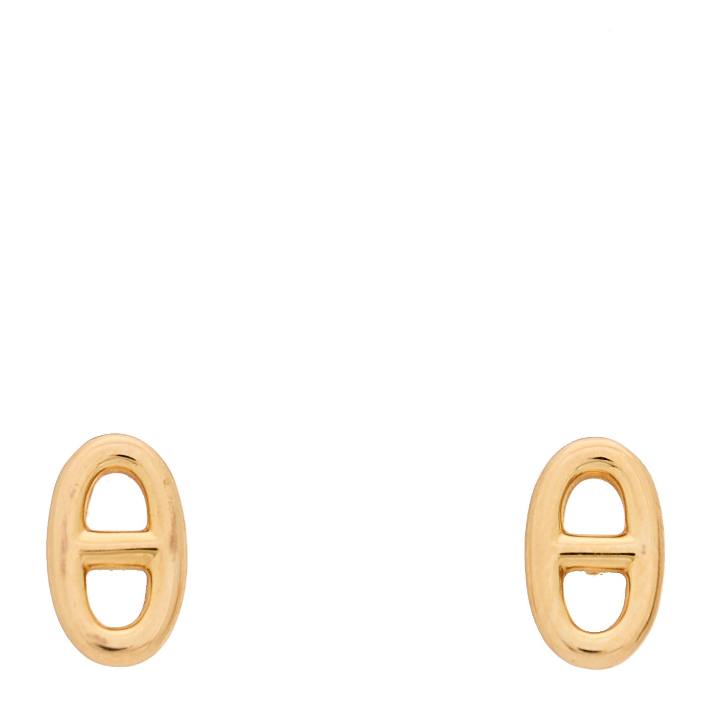 Hermes 18K Rose Gold TPM Farandole Stud Earrings 1 of 4