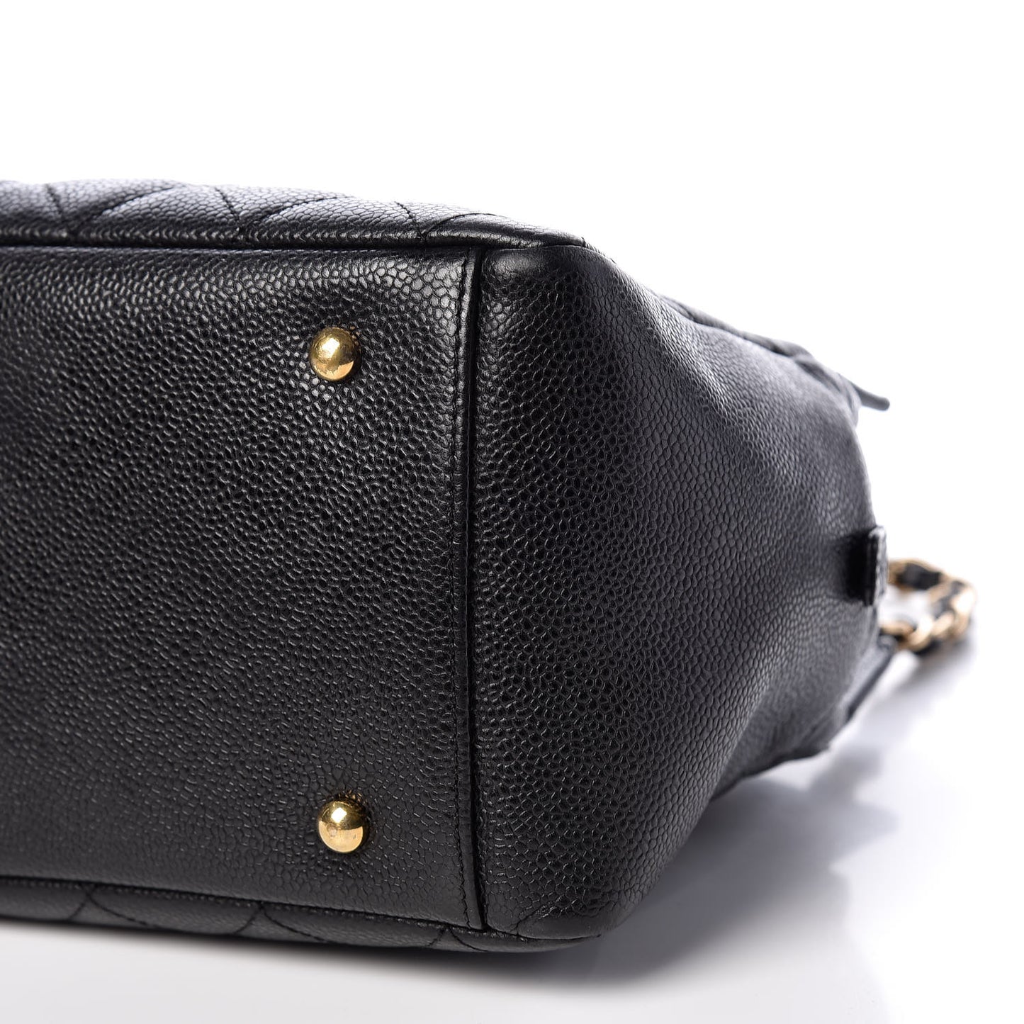 Caviar Quilted Petit Timeless Tote PTT Black