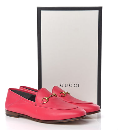 Gucci Lambskin Womens Brixton Horsebit Loafers 39.5 Hot Pink 12 of 12