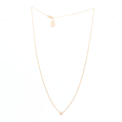 Cartier 18K Pink Gold Diamond SM D'Amour Pendant Necklace 3 of 6