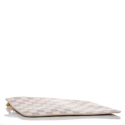 Louis Vuitton Damier Azur Neverfull MM GM Pochette Rose Ballerine 4 of 9