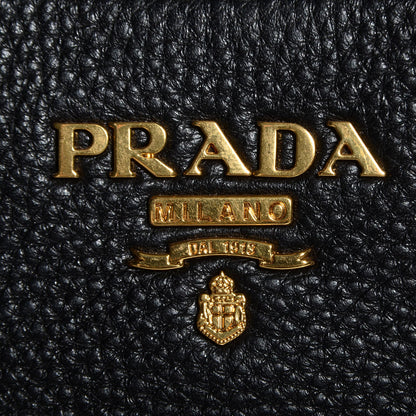 Prada Vitello Daino Tote Nero Black 12 of 12