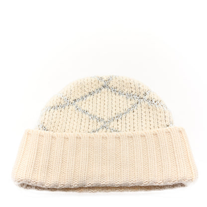 Louis Vuitton Wool Cashmere Shiny Malletage Hat Beige 3 of 5