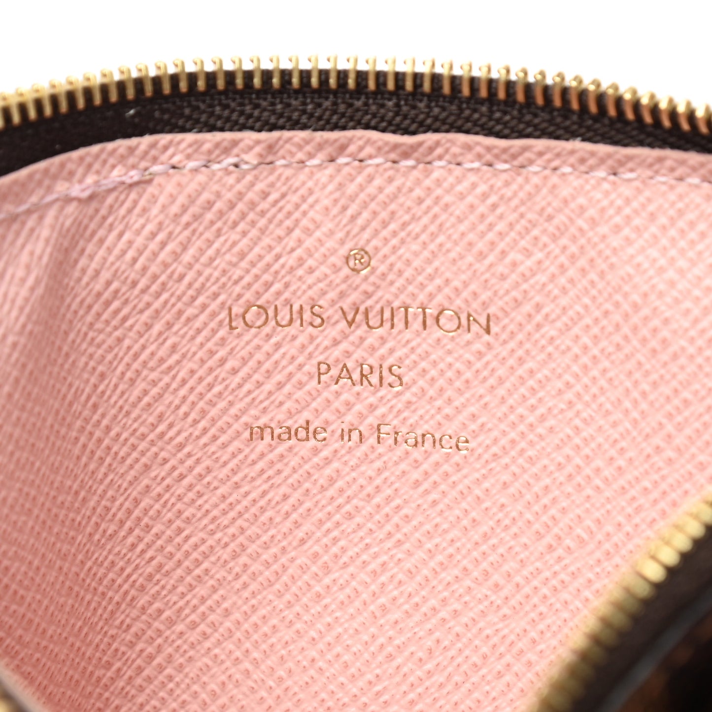 Damier Ebene Recto Verso Card Holder Rose Ballerine