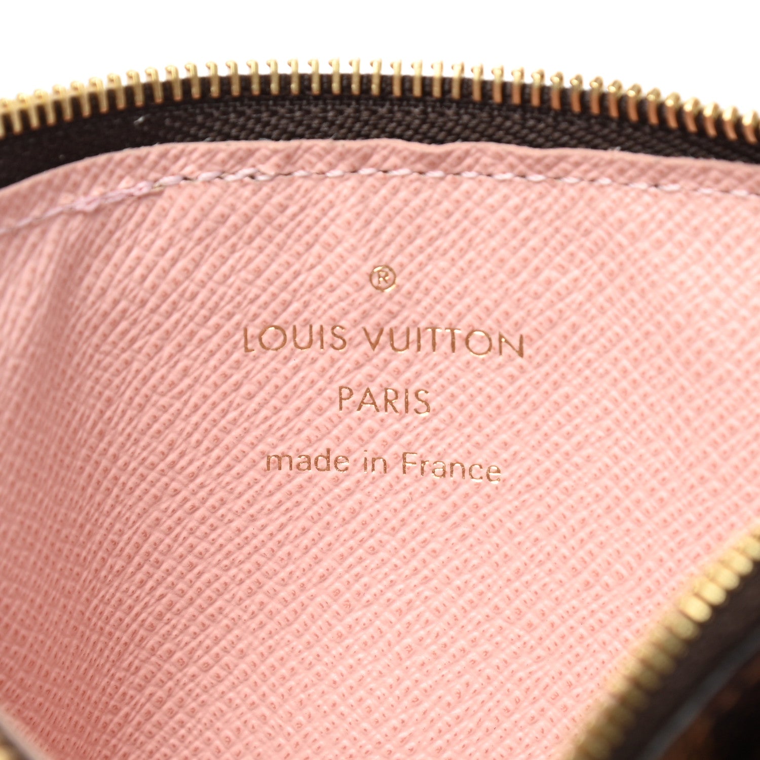 Louis Vuitton Damier Ebene Recto Verso Card Holder Rose Ballerine 7 of 9