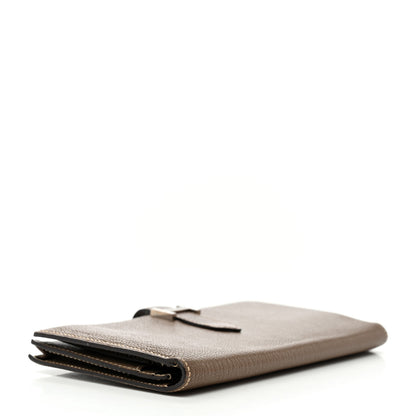 Hermes Epsom Bearn Gusset Wallet Etoupe 4 of 12