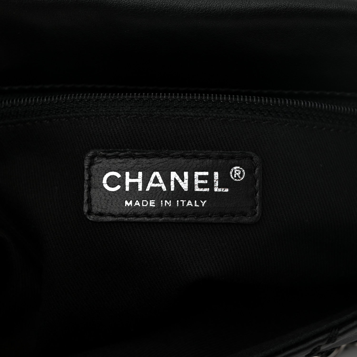 Chanel Calfskin Stitched Expandable Flap Black 6 of 10