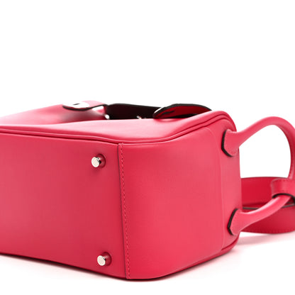 Hermes Swift Verso Mini Lindy 20 Framboise Rouge Sellier 10 of 11