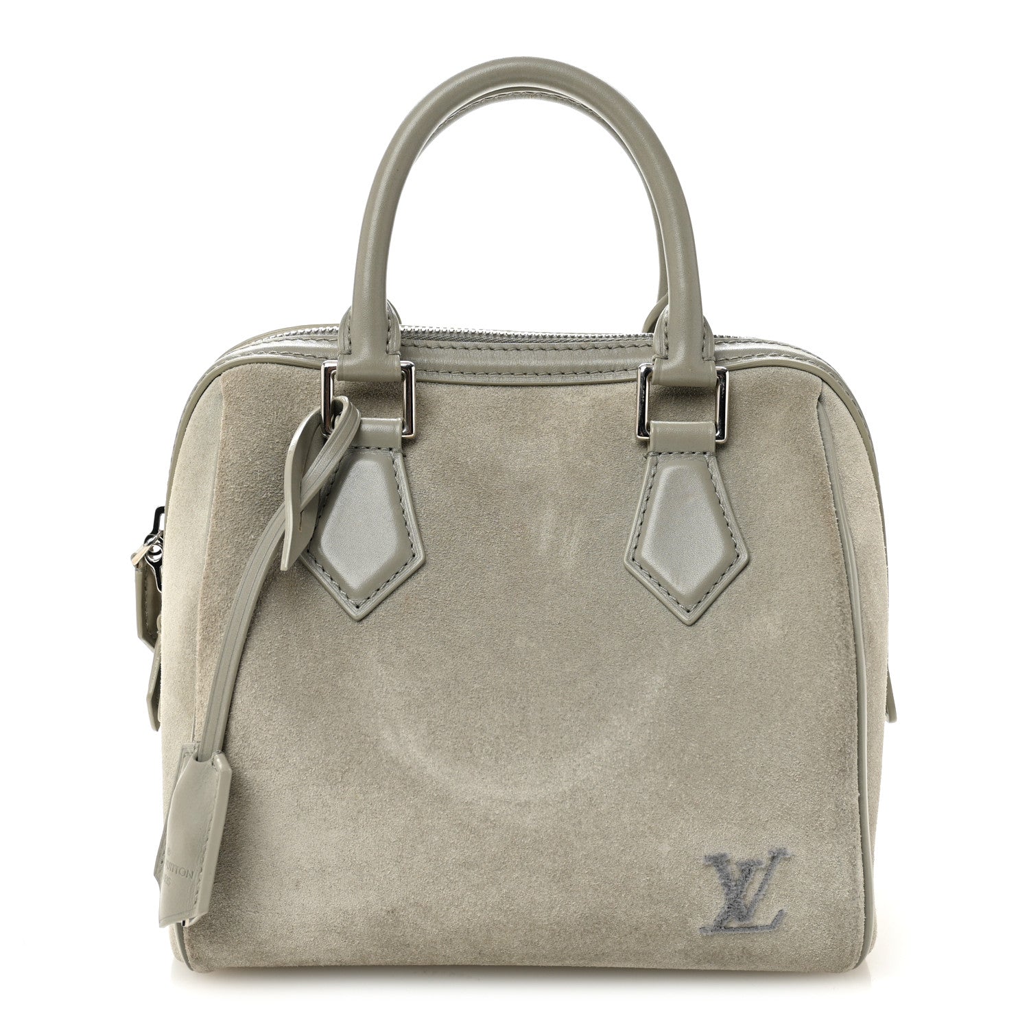 Louis Vuitton Suede Cubic Illusion Speedy Cube PM Grey 1 of 9