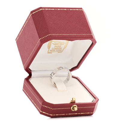 Cartier 18K White Gold 6 Diamond 5.5mm LOVE Ring 54 7 9 of 9