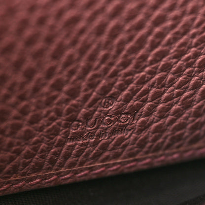 Gucci Dollar Calfskin Bi-Color Swing Continental Wallet Grey Field Soft Pink 7 of 8
