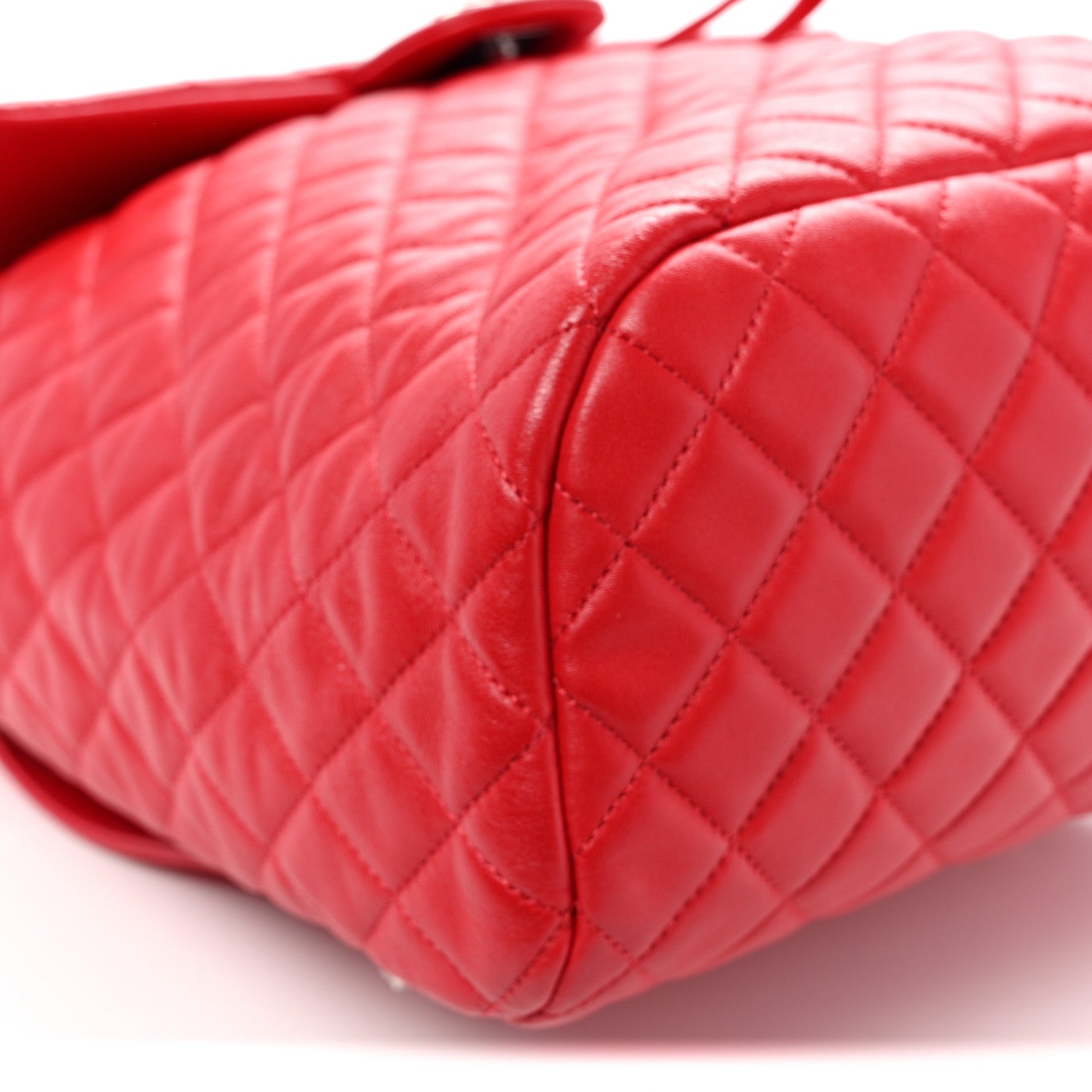 Chanel Lambskin Quilted Large Urban Spirit Backpack Red 9 of 10