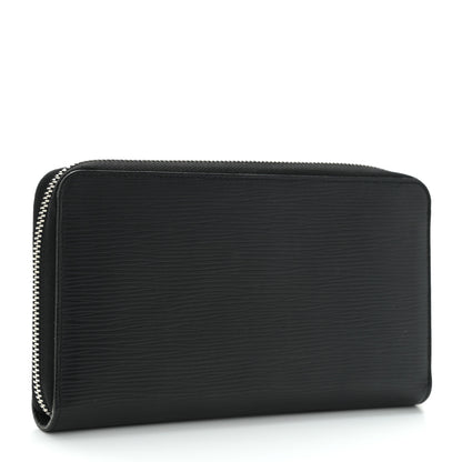 Louis Vuitton Epi Zippy Organizer Wallet Black 3 of 10