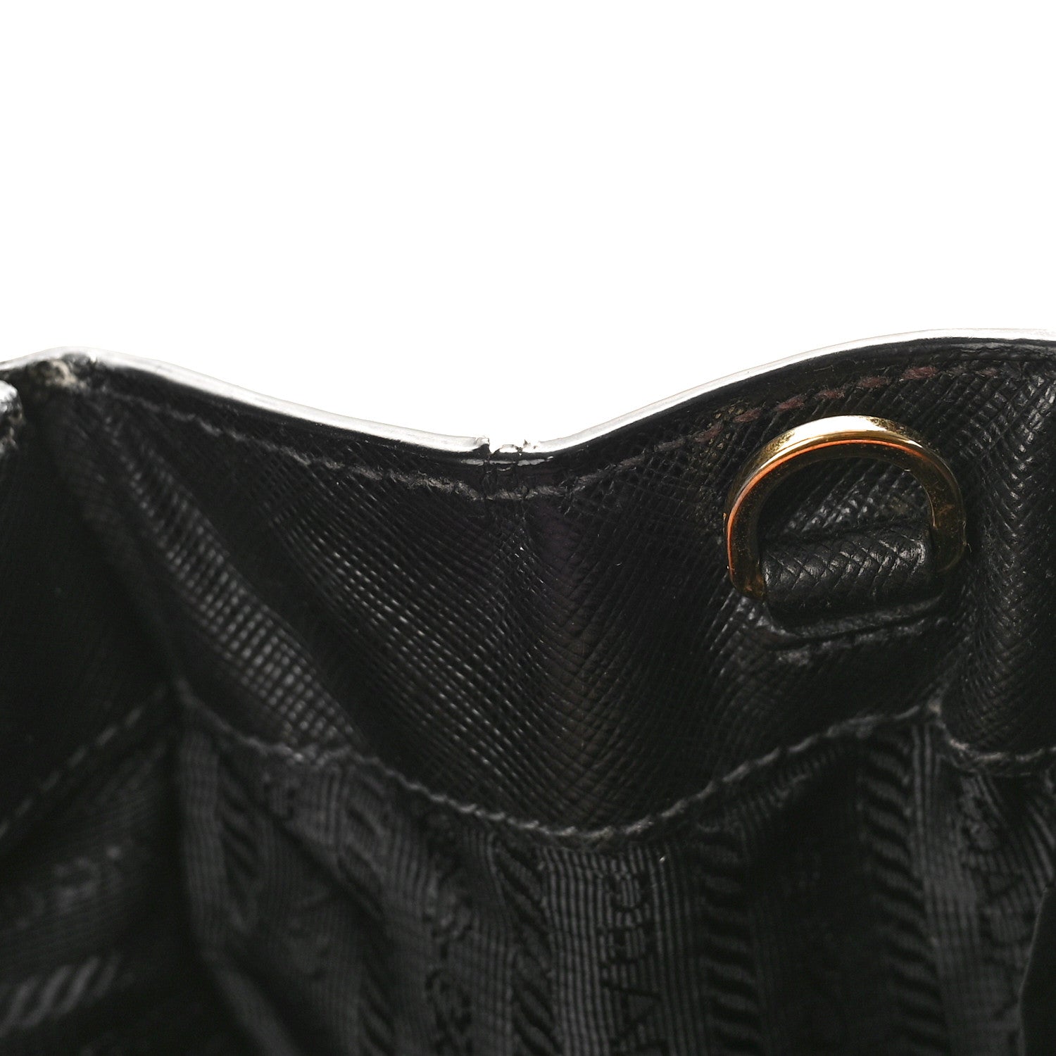 Prada Saffiano Small Galleria Double Zip Tote Black 11 of 13