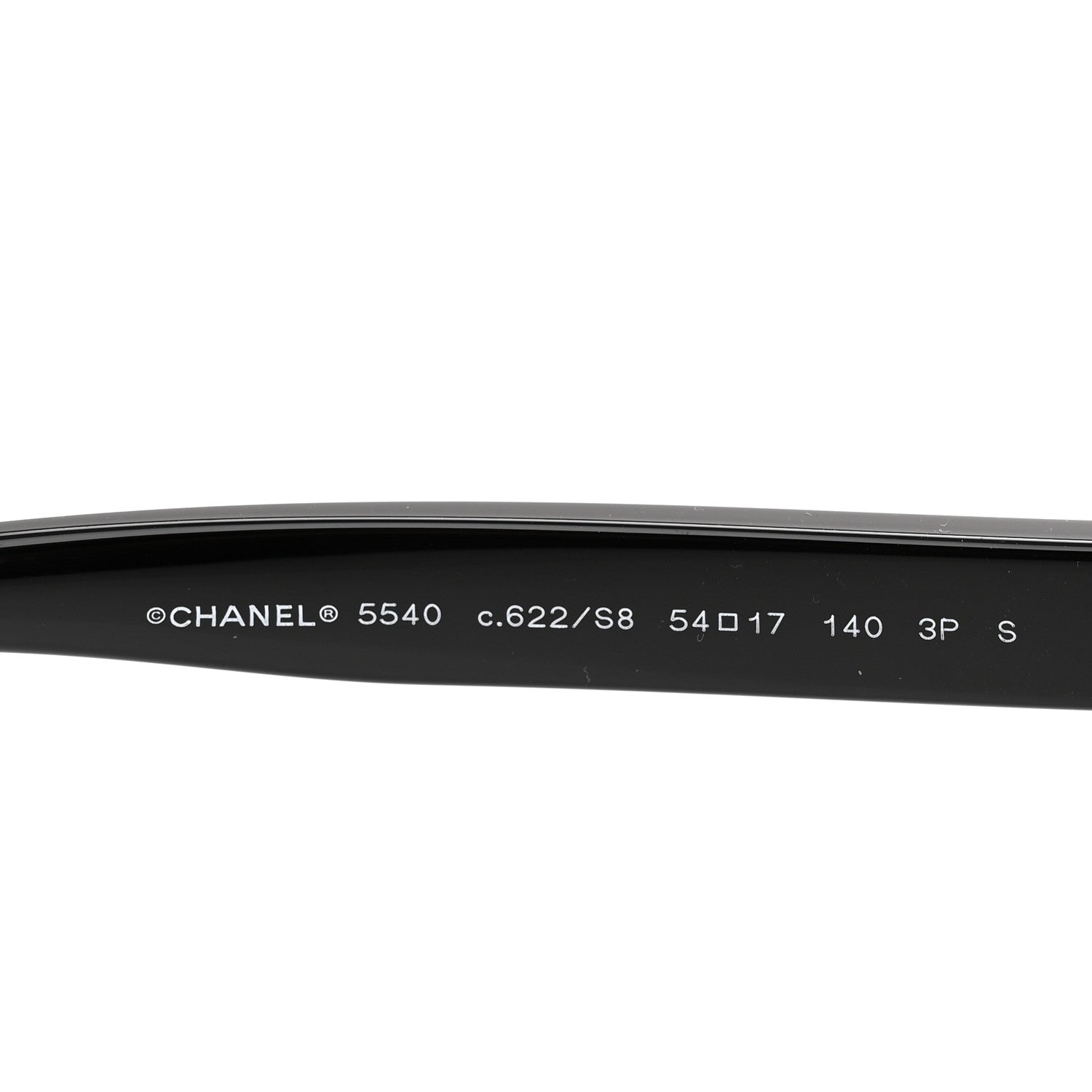 Chanel Acetate Polarized Butterfly Sunglasses 5540 Black 5 of 8