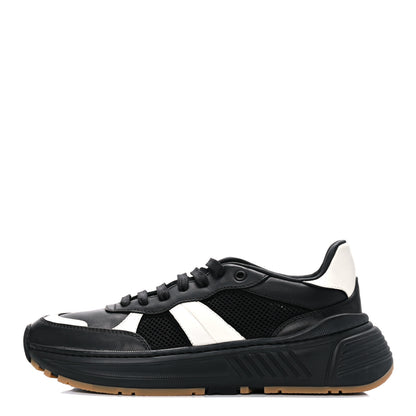 Bottega Veneta Calfskin Technical Mesh Speedster Sneakers 41 Black 1 of 9