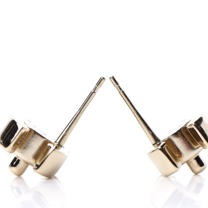 Chanel Metal CC Turnlock Earrings Gold 3 of 4