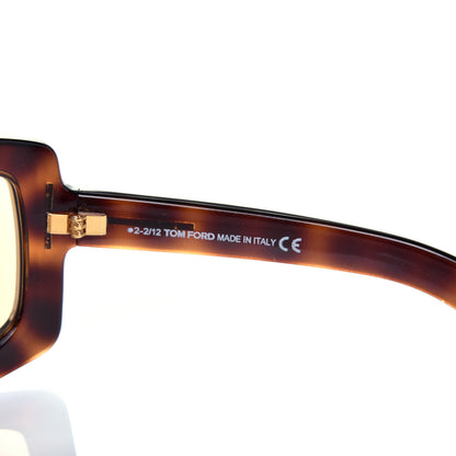 Tom Ford Olga Square Shield Sunglasses TF305 Tortoise 5 of 8