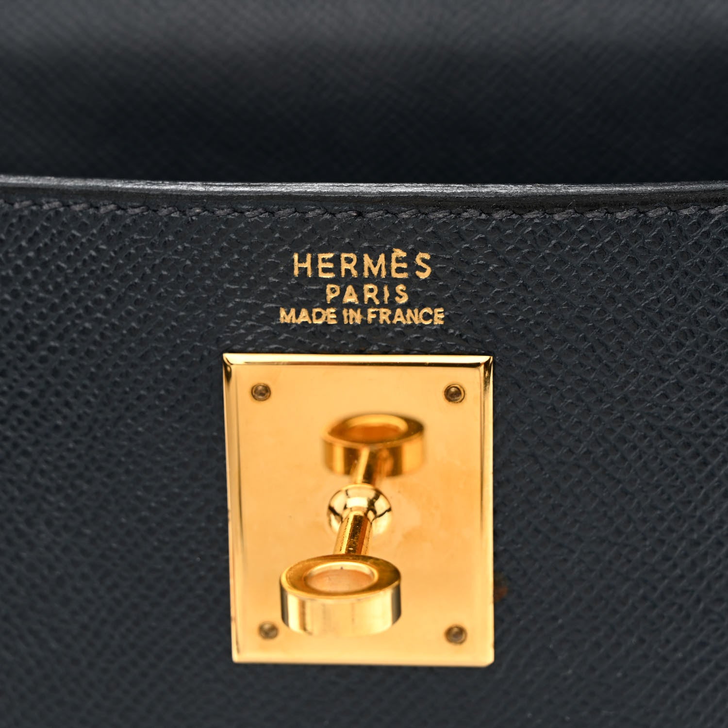 Hermes Courchevel Kelly Retourne 32 Bleu Indigo 6 of 14