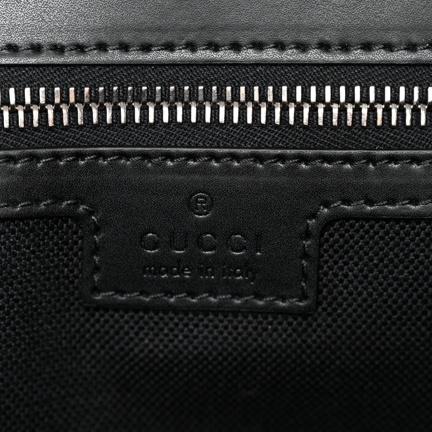 Gucci GG Supreme Monogram Appia Calfskin Web Crossbody Bag Black Grey 6 of 12