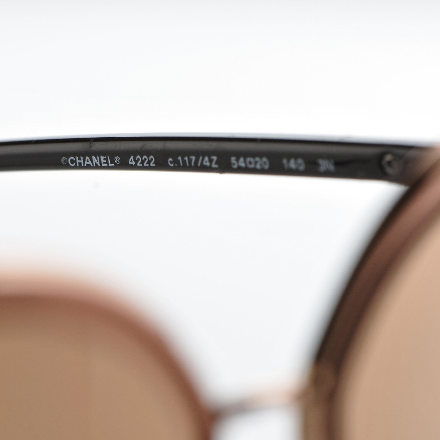 Chanel Metal Cat Eye Sunglasses 4222 Pink Gold 5 of 8