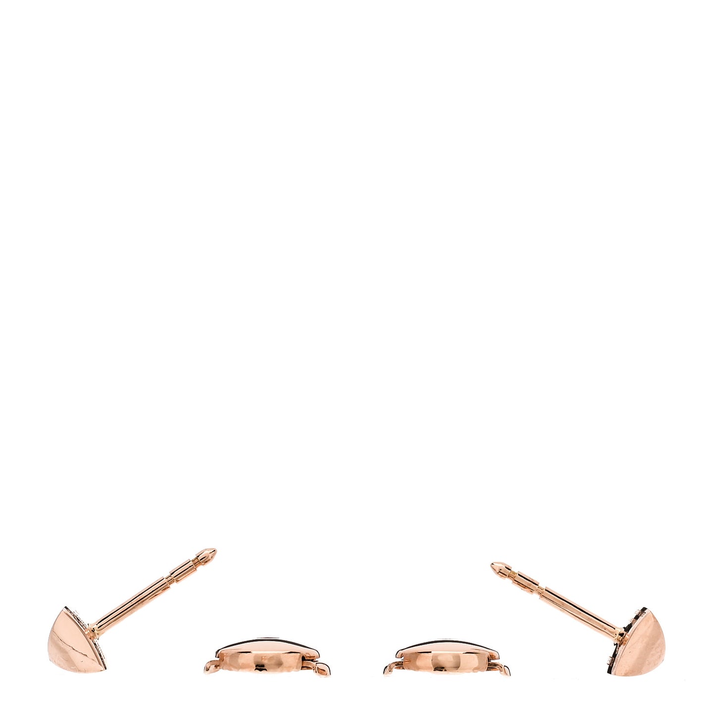 18K Rose Gold Clou d'H Stud Earrings
