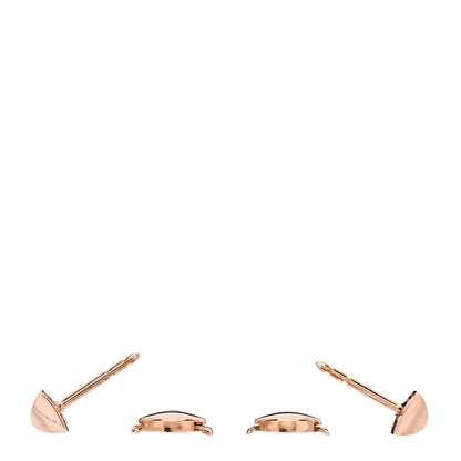 Hermes 18K Rose Gold Clou d'H Stud Earrings 3 of 5