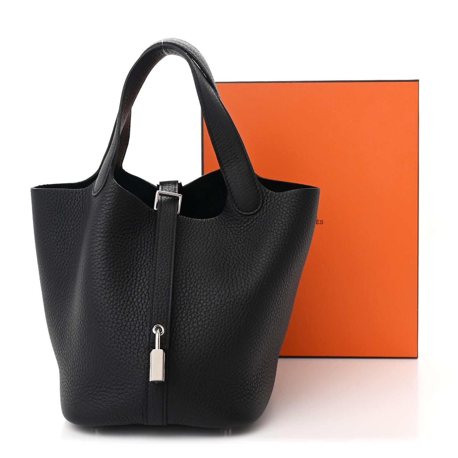 Hermes Taurillon Clemence Picotin Lock 18 PM Black 10 of 10