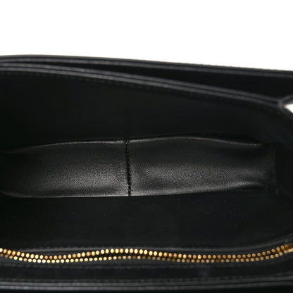 Celine Shiny Calfskin Teen Triomphe Black 5 of 9