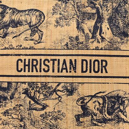Christian Dior Straw Dioriviera Tote Beige 7 of 9