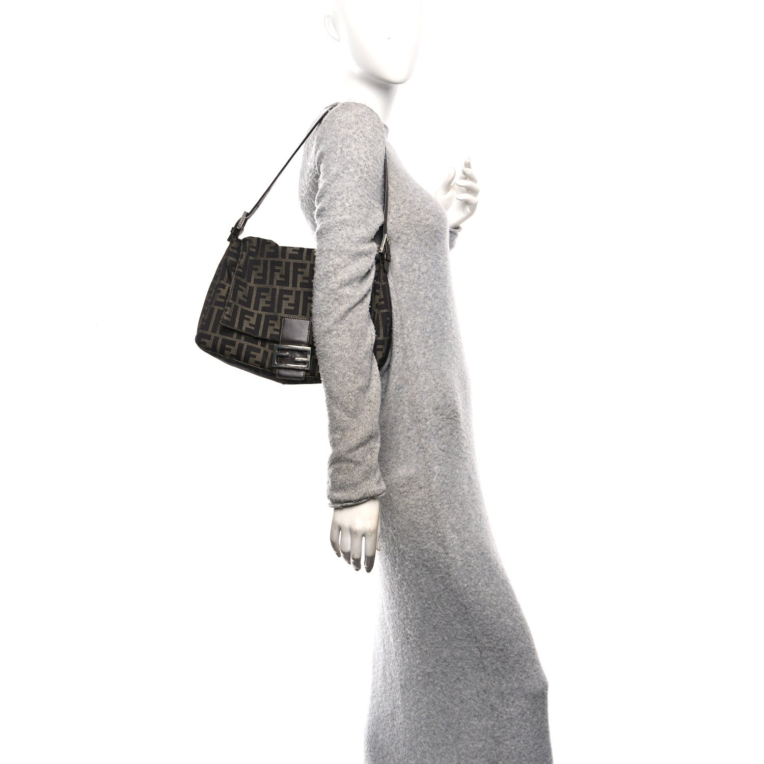Fendi Zucca Mama Baguette Tobacco 2 of 10