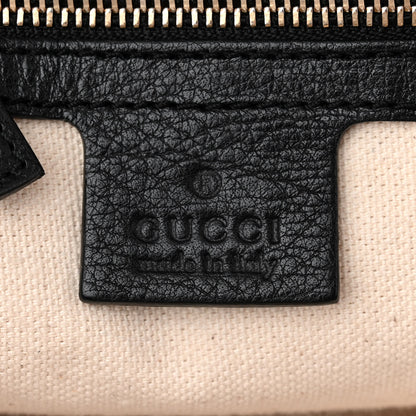 Gucci Pebbled Calfskin Medium Soho Shoulder Bag Black 6 of 10