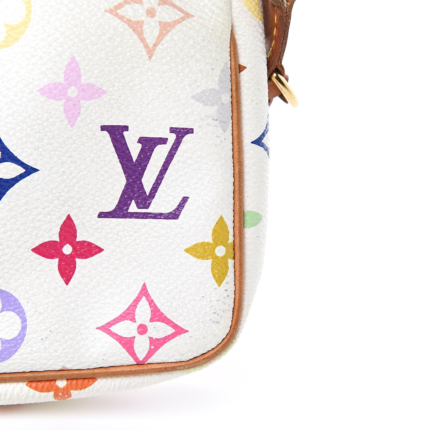 Louis Vuitton Monogram Multicolor Pochette Accessories White 11 of 15