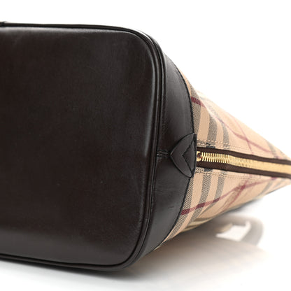 Burberry Haymarket Check Picadilly Bowler Brown 11 of 15